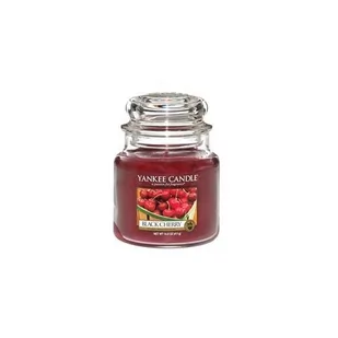 Yankee Candle BLACK CHERRY słoik ŚREDNIA - Świece - miniaturka - grafika 1