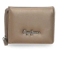 Portfele - Pepe Jeans Ruby Portfel z portmonetką Beżowy 10x8x3 cm Poliester i PU 0,24 l by Joumma Bags, beż, Talla única, Portfel z portfelem - miniaturka - grafika 1