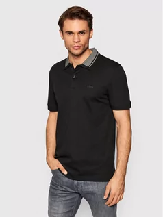 Koszulki męskie - Hugo Boss Polo Phillipson 95 50464267 Czarny Slim Fit - grafika 1