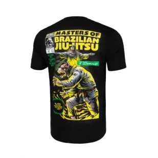 Pit Bull T-Shirt Koszulka Master Of BJJ Black - Koszulki sportowe męskie - miniaturka - grafika 1