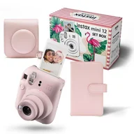 Aparaty natychmiastowe - FUJIFILM Instax mini 12 Set Box (album + etui) Różowy - miniaturka - grafika 1