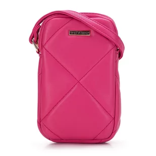 Minitorebka pikowana pudełkowa różowa - Torebki damskie - miniaturka - grafika 1