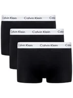 Majtki męskie - Calvin Klein Bokserki Męskie 3-Pak Czarne TRUNKI, Rozmiar M - miniaturka - grafika 1