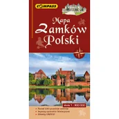 Atlasy i mapy - Wydawnictwo Compass Mapa zamków Polski 1:900 000 praca zbiorowa - miniaturka - grafika 1