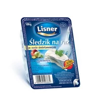 Konserwy i dania rybne - Śledzik na raz w sosie śmietanowym Lisner 100g - miniaturka - grafika 1