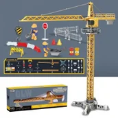Samochody i pojazdy dla dzieci - Zestaw budowlany z dźwigiem - Trifox - miniaturka - grafika 1