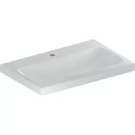 Umywalki - Geberit iCon Light umywalka 75x48 cm nablatowa biała 501.848.00.5 - miniaturka - grafika 1