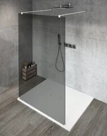 Kabiny prysznicowe - GELCO Kabina prysznicowa przyścienna VARIO WHITE WALK IN 120x200 szkło dymione z powłoką Coated Glass GX1312GX2215 - miniaturka - grafika 1
