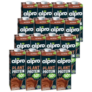 Alpro Napój sojowy wysokobiałkowy Czekoladowy Zestaw 16 x 1 l - żywność - Napoje roślinne - miniaturka - grafika 1