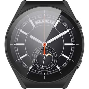 Etui ochronne 2w1 nakładka z szkłem Alogy do Xiaomi Mi Watch S1 Global Czarne - Akcesoria do smartwatchy - miniaturka - grafika 6