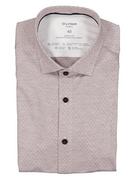 Koszule męskie - OLYMP Koszula "24/7 No 6 six" - Super Slim fit - w kolorze jasnoróżowym - miniaturka - grafika 1