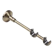 Karnisze - Wspornik do karnisza 19 mm podwójny antyczny mosiądz 210 mm Inspire - miniaturka - grafika 1