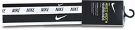 Ozdoby do włosów - Nike Męska opaska na czoło, 930 Black/White, rozmiar uniwersalny EU - miniaturka - grafika 1