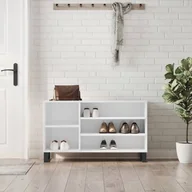 Szafki na buty - Szafka na buty, wysoki połysk, biała, 102x36x60 cm Lumarko! - miniaturka - grafika 1