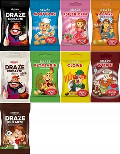 Skawa Cukierki Draże mix 9 smaków | Zestaw - Gumy do żucia, lizaki, dropsy - miniaturka - grafika 1