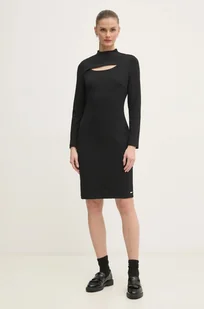 Calvin Klein sukienka kolor czarny mini prosta K20K207894 - Sukienki - miniaturka - grafika 1
