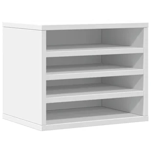 Organizer na biurko, biały, 36x26x29,5 cm - Przyborniki na biurko - miniaturka - grafika 1