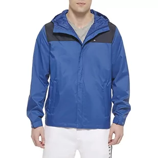 Tommy Hilfiger Płaszcz przeciwdeszczowy męski, Granatowy/Ocean Blue, 3XL - Płaszcze męskie - miniaturka - grafika 1