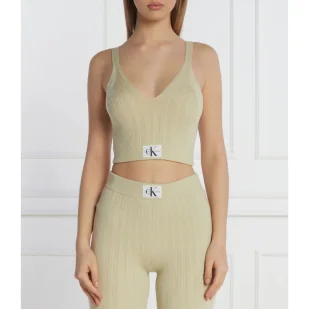 CALVIN KLEIN JEANS Top | Cropped Fit - Koszulki i topy damskie - miniaturka - grafika 1