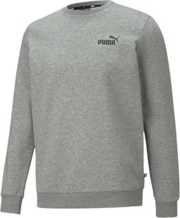Bluza męska Puma ESS Small Logo Crew FL szara 586682 03-2XL - Bluzy męskie - miniaturka - grafika 1