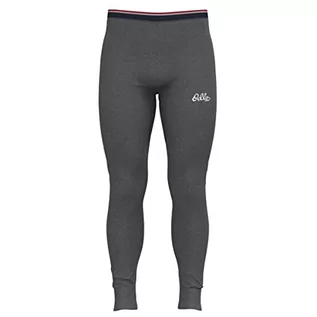 Legginsy - ODLO Męskie legginsy Bl Bottom Long Active Warm Originals Eco szary Steel Grey Melange XL 159302 - grafika 1