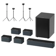 Soundbary - Ultimea Poseidon D80 Boom 7,1 Soundbar + 2 Pairs * Steady 300 Speaker Stands, Dolby Atmos, 500W Peak Power - miniaturka - grafika 1