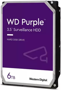 Dysk twardy Western Digital Purple 6TB 5400rpm 256MB WD64PURZ 3.5 SATA III (0718037897417) - Dyski HDD - miniaturka - grafika 1