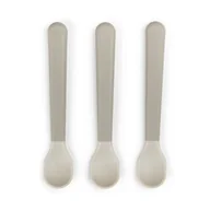 Zestawy naczyń dla dzieci - Done by Deer Łyżeczki dla Niemowląt Easy-grip 3szt Foodie Sand - miniaturka - grafika 1
