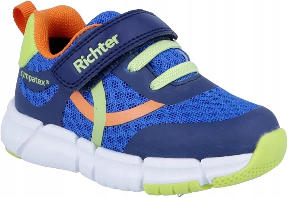 RICHTER NISKIE SPORTOWE BUTY DZIECIĘCE NIEBIESKO POMARAŃCZOWE 29 16IA