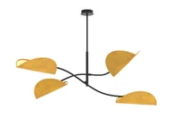 Lampy sufitowe - Stylowy pomarańczowy wiszący żyrandol K3-P32 - miniaturka - grafika 1