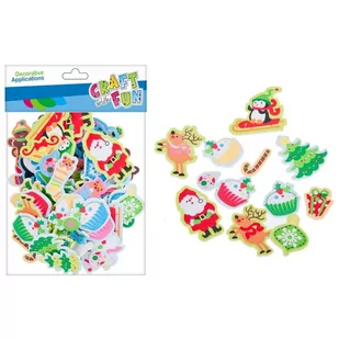Craft with Fun Ozdoba Dekoracyjna Samoprzylepna Eva Boże Narodzenie Mix 463726 - Pozostałe akcesoria dla plastyków - miniaturka - grafika 1