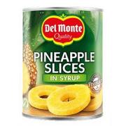 DEVELEY Ananas plastry w syropie 570 g Del Monte