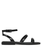 Sandały damskie - Melissa Sandały Melissa Heat Sandal Ad 36044 Czarny - miniaturka - grafika 1