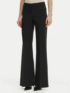 Spodnie damskie - Rinascimento Spodnie palazzo CFC0127878003 Czarny Wide Leg - miniaturka - grafika 1