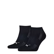 Skarpetki damskie - Puma Cushioned 2P skarpety sportowe ze wzmocnioną powierzchnią chodzenia, uniseks, 2 sztuki, Cushioned 2P, morski niebieski, 39/42 - miniaturka - grafika 1