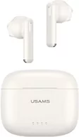 Słuchawki - Usams Słuchawki Bluetooth 5.3 TWS białe - miniaturka - grafika 1