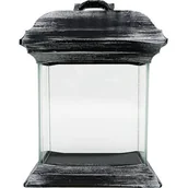 Lampiony i znicze - Znicz szklany prostokątny 26 cm bezbarwny - miniaturka - grafika 1