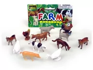 Figurki dla dzieci - Hipo Zwierzęta domowe 12szt w worku 667555 - miniaturka - grafika 1