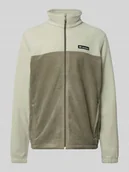 Kurtki męskie - Krój regular fit Kurtka z polaru z naszywką z logo Model 'Mountain' - miniaturka - grafika 1