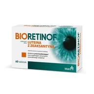Witaminy i minerały - LEKAM Bioretinof Luteina z zeaksantyną, 60tabl - miniaturka - grafika 1