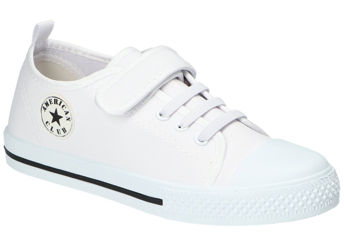 AMERICAN CLUB TEN178 TENISÓWKI TRAMPKI DZIECIĘCE WHITE 34