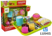 Zabawki AGD - LEANToys Zestaw Jedzenia Deser Ciasto z Tacką - miniaturka - grafika 1