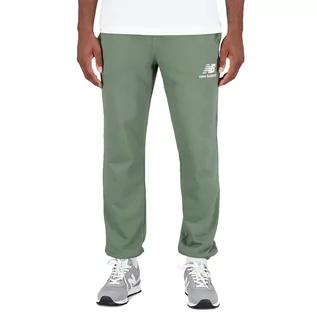 Spodnie sportowe męskie - Spodnie New Balance MP31539DON - zielone - grafika 1