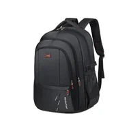 Inne - TEMU Duża podróżna plecak na mężczyzn i kobiety, Casual Oxford z regulowanymi paskami, wodoodporny, przegródką na tablet, zamkiem na zamek, - miniaturka - grafika 1