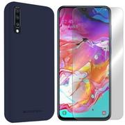 Etui i futerały do telefonów - ETUI DO SAMSUNG GALAXY A70 MERCURY SOFT + SZKŁO 9H - miniaturka - grafika 1