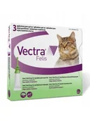 Artykuły przeciw pasożytom - VECTRA 3D roztwór dla kotów 0,6-10kg na pchły i kleszcze - miniaturka - grafika 1