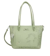 Torebki damskie - Anekke original duża torebka na ramię miętowa 2w1 - miniaturka - grafika 1