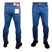 Spodnie męskie - Calvin Klein 026 jeansy męskie Slim J30J311916 niski stan orygin. -W30/L32 - miniaturka - grafika 1