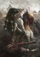 Plakaty - Plakat, Bitwa o gród, 61x91,5 cm - miniaturka - grafika 1