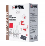 Kosmetyki samochodowe - Ipone Helmet Kit Zestaw Do Pielęgnacji Kasku Fibra Spray Czyścik - miniaturka - grafika 1